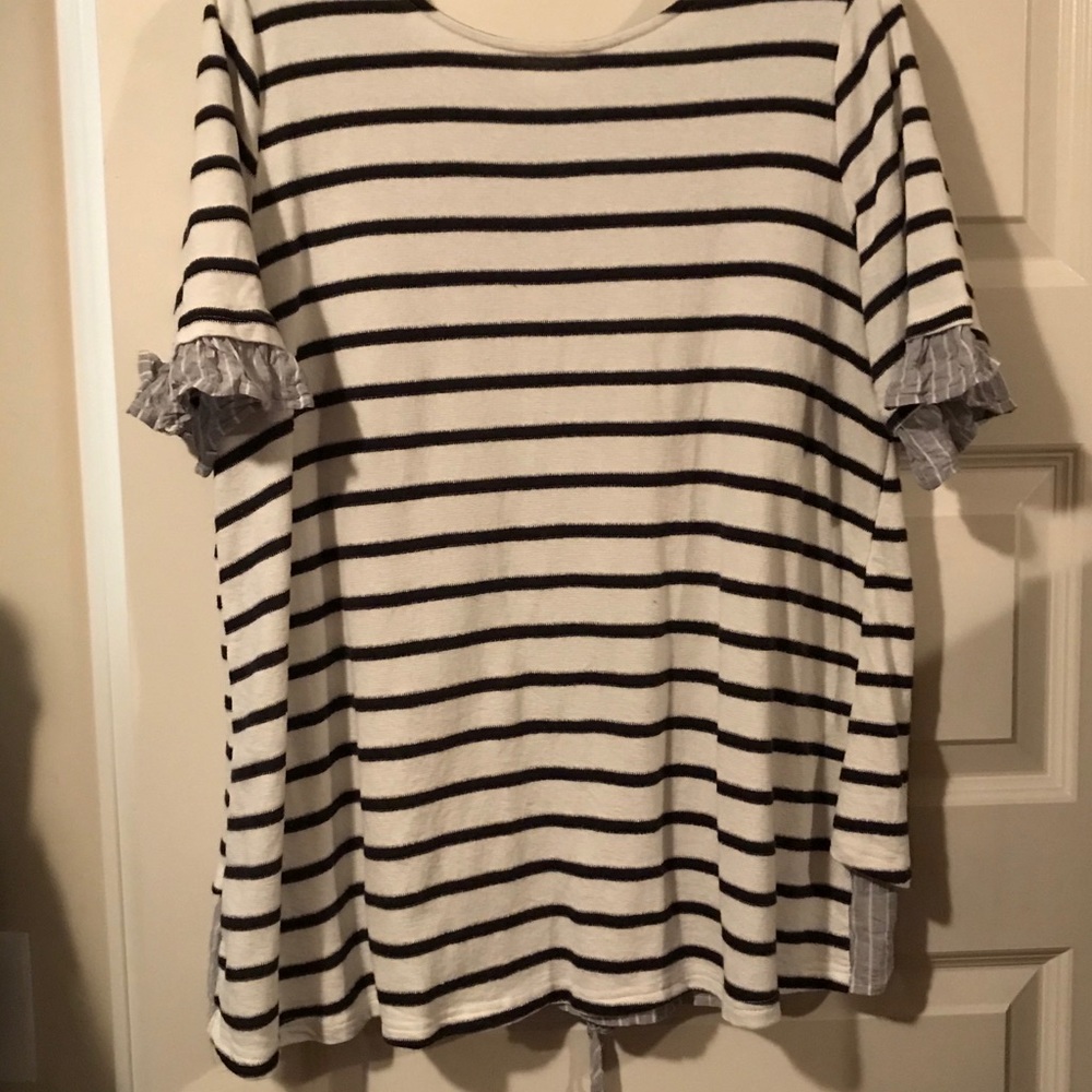 Easel Multi Pattern/Fabric Top - image 2